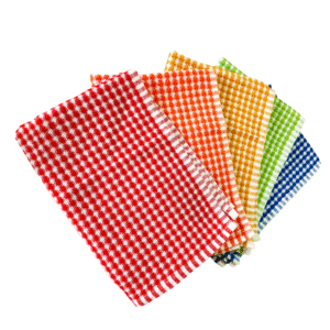 Hibiscus "Florina" Pack of 3pcs Large Kitchen Towel | Cotton Rich Hand Towel Pack | Quick Absorbent | Cleaning Napkin | Multi Purpose Cleaning Cloth | Size: 40 x 60 Cm (15.7 x 23.6 in)  | Mini-Honey Comb Weave
