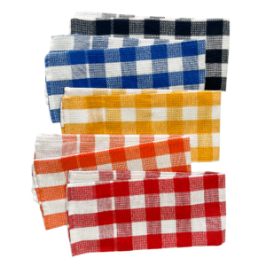 Lavender "Florina" Pack of 2pcs X-Large Kitchen Towel | Cotton Rich Hand Towel Pack | Quick Absorbent | Cleaning Napkin | Multi Purpose Cleaning Cloth | Size: 45 x 70 Cm (17.7 x 27.6 in)  | Waffle Weave