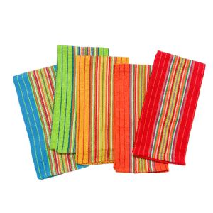 Zinnia "Florina" Pack of 2pcs Big Kitchen Towel | Cotton Rich Hand Towel Pack | Quick Absorbent | Cleaning Napkin | Multi Purpose Cleaning Cloth | Size: 50 x 70 Cm (19.7 x 27.6 in)  |Centre Border w/ Wraffle Weave