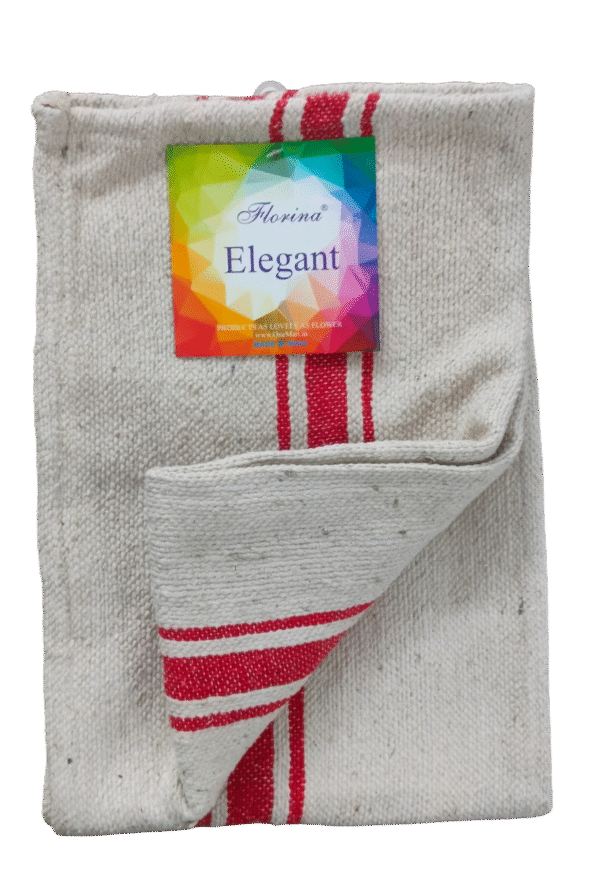 Dahlia "Florina" Pack of 2pcs Big Floor Cloth | Handloom Made | High Absorbent | Cleaning Cloth | Multi Purpose Cleaning Cloth | Size: 63 x 63 Cm (24.8 x 24.8 in) |Matty Weave